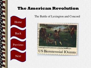 The Battle of Lexington and Concord