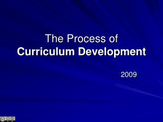 Paddie Model Of Curriculum Development
