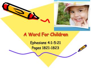 A Word For Children