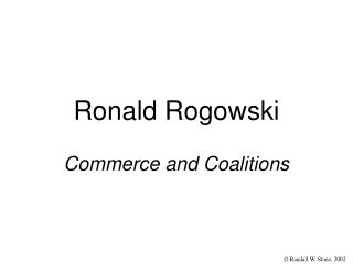 Ronald Rogowski