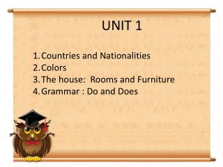 UNIT 1