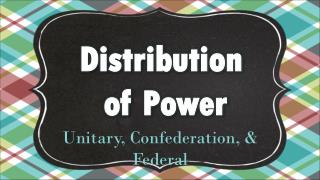 Distribution of Power