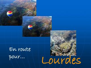 En route pour…