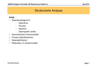 Strukturierte Analyse