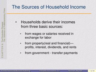 The Sources of Household Income