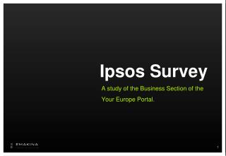 Ipsos Survey