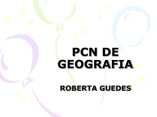 PCN DE GEOGRAFIA