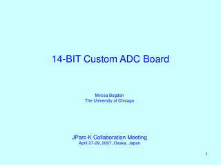 14-BIT Custom ADC Board