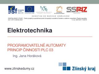 Programovatelné automaty princip činnosti PLC 03