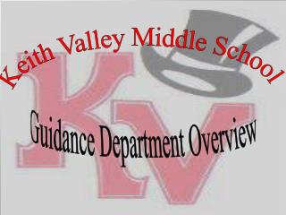 Guidance Department Overview