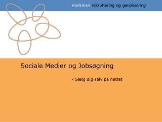Sociale Medier og Jobsøgning