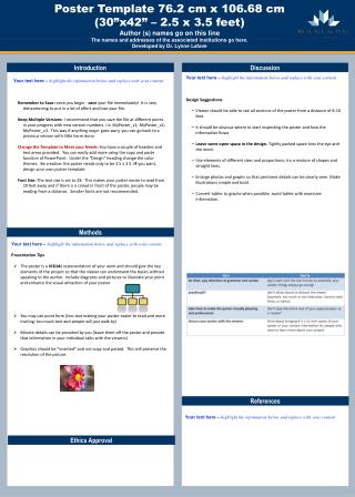 PPT - Professional Template for a 72x48 Clinical Study Poster ...