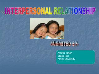 INTERPERSONAL RELATIONSHIP