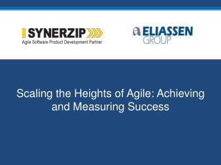 Scaling the Heights of Agile: Achieving and Measuring Success