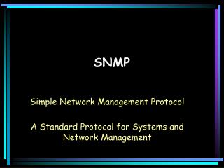 SNMP