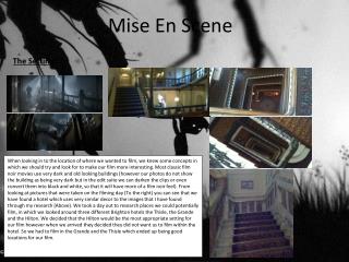 Mise En Scene