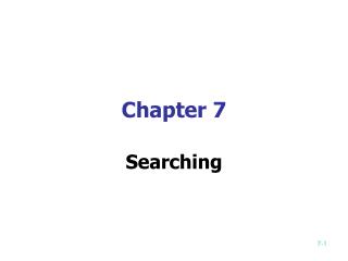 Chapter 7