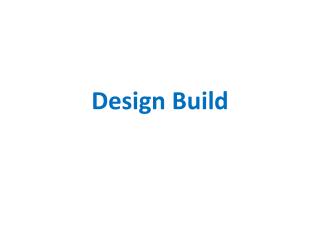 Design Build