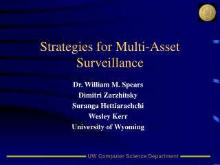 Strategies for Multi-Asset Surveillance