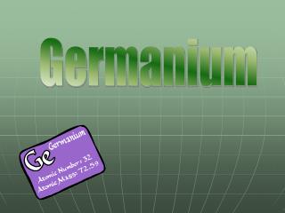 Germanium