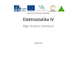Elektrostatika IV