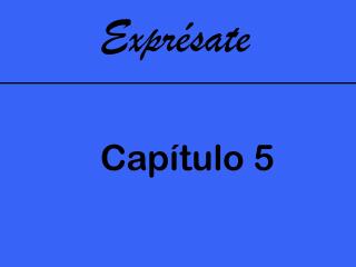Exprésate