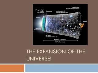 The Expansion of the Universe!