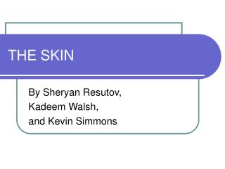 THE SKIN