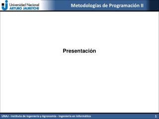 Presentación