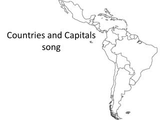 Countries and Capitals song