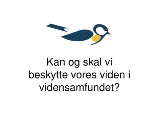 Kan og skal vi beskytte vores viden i vidensamfundet?