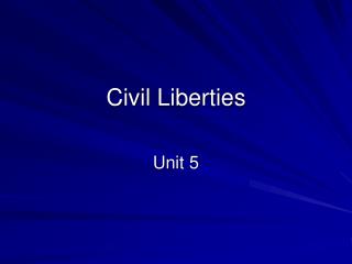 Civil Liberties