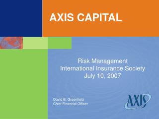 AXIS CAPITAL