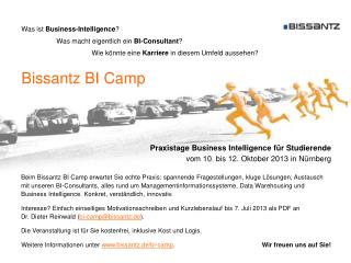 Bissantz BI Camp