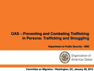 Committee on Migration / Washington, DC, January 28, 2013