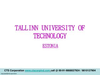 TALLINN UNIVERSITY OF TECHNOLOGY