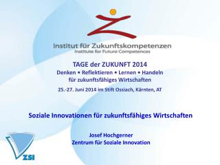 Josef Hochgerner Zentrum für Soziale Innovation