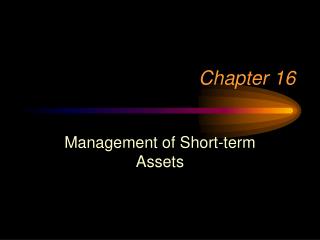 Chapter 16