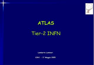 ATLAS Tier-2 INFN