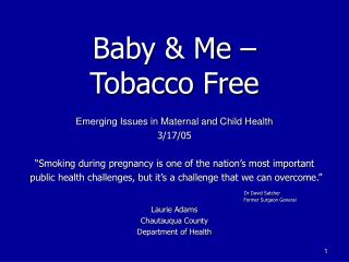 Baby &amp; Me – Tobacco Free