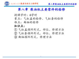 第八章 柴油机主要零件的检修