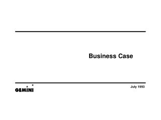 Business Case