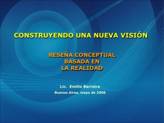 RESEÑA CONCEPTUAL BASADA EN LA REALIDAD