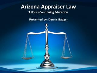 Arizona Appraiser Law