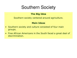 Southern Society