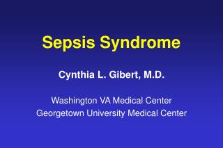 Sepsis Syndrome