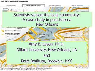 Scientists versus the local community: A case study in post-Katrina New Orleans