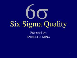 Six Sigma Quality