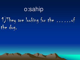 o:sahip
