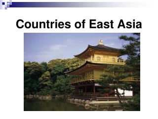 Countries of East Asia